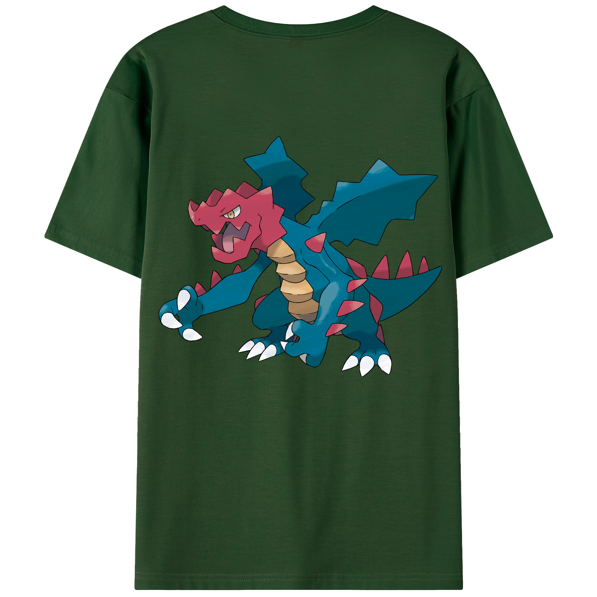 （画像用） ポケットモンスター Pokémon 綿100％半袖Tシャツ（背面プリント）